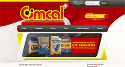 Desktop Screenshot of cimcal.com.br